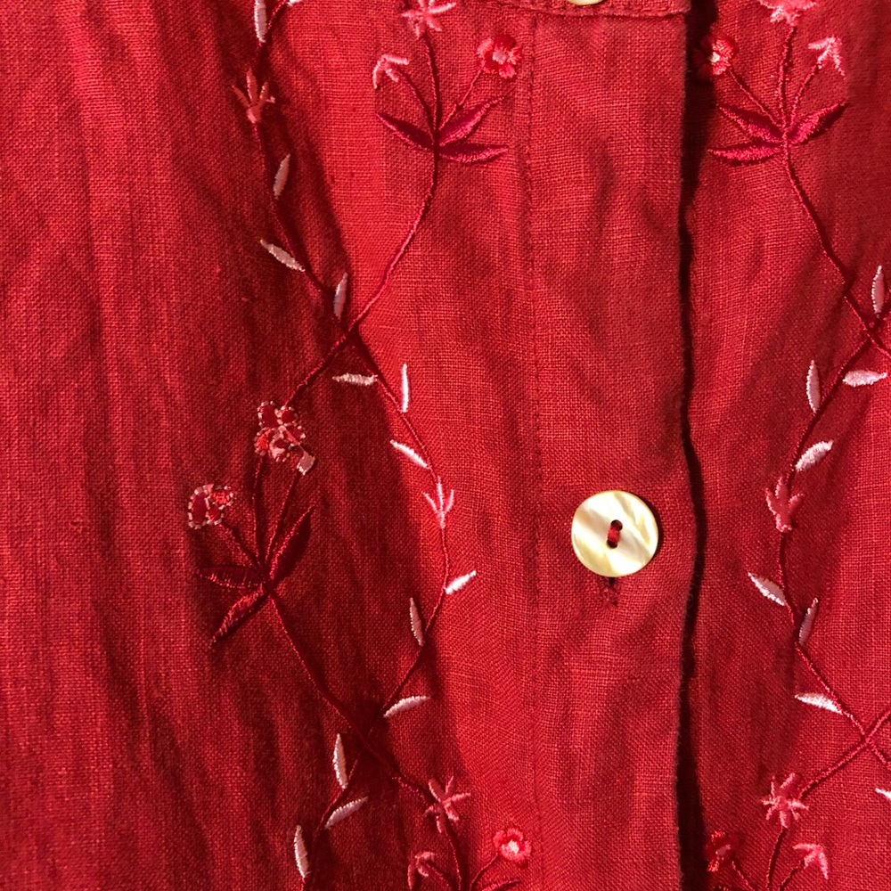 David Dart Long-Sleeve Linen Button-Up - image 3